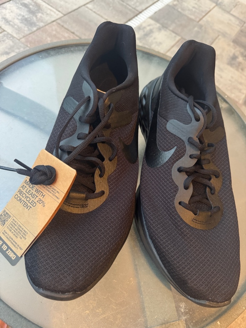 New Black Mens Nike Revolution 6 Next Nature Sneakers